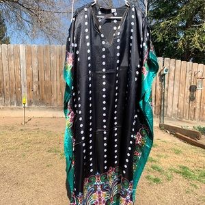 Silky Caftan Dress